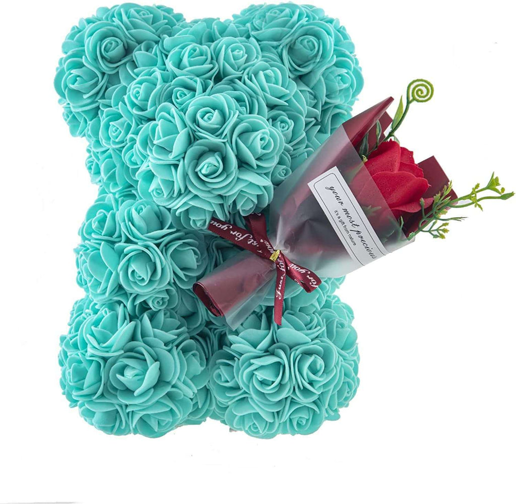 Rose Bear Preserved Fresh Flower Mothers Day Gift